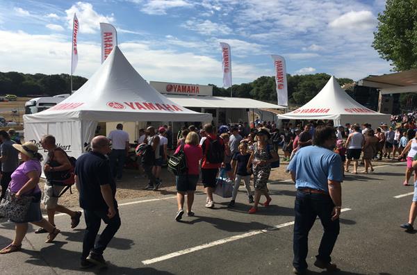 Yamaha Racing Heritage Club display