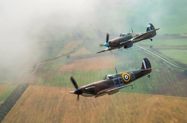 Battle of Britain Memorial Flight flypasts