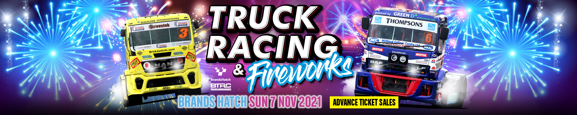 British Truck Racing & Fireworks