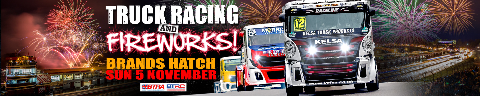 British Truck Racing Championship & Fireworks
