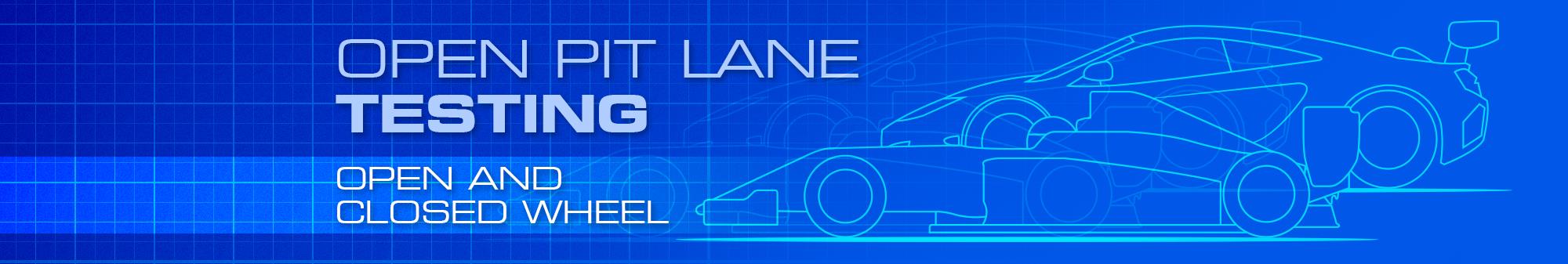 Open Pit Lane Testing - £420 Open Pit Lane Testing - £420