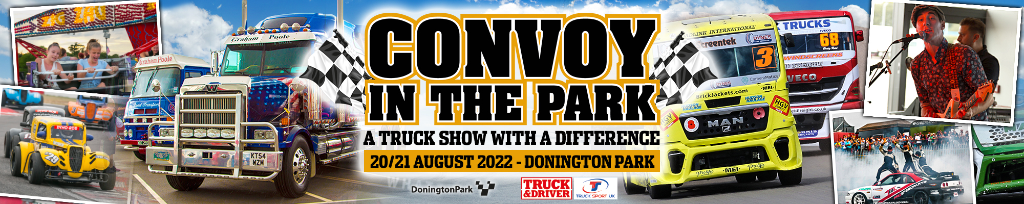 Convoy in the Park featuring British Truck Racing